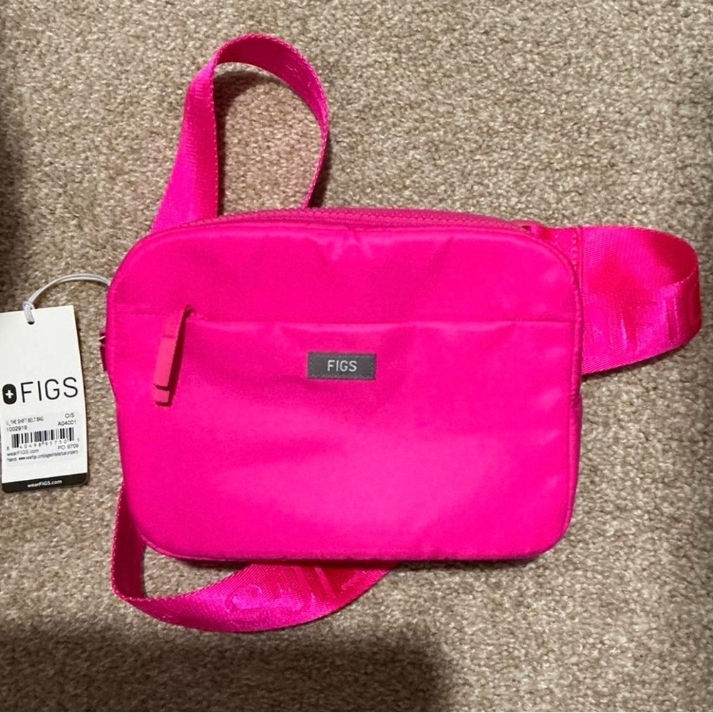 FIGS Hot Pink Fanny Bag